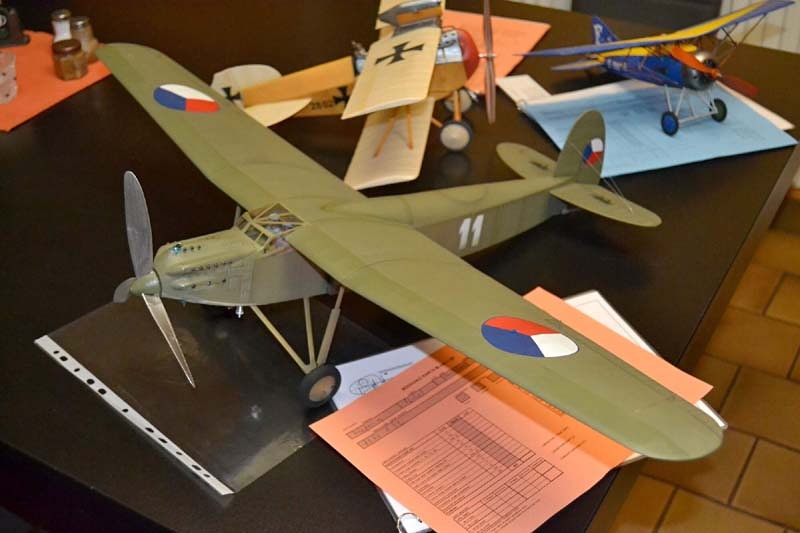 Aero A-42 Michala Křepelky, model který mu málem uletěl