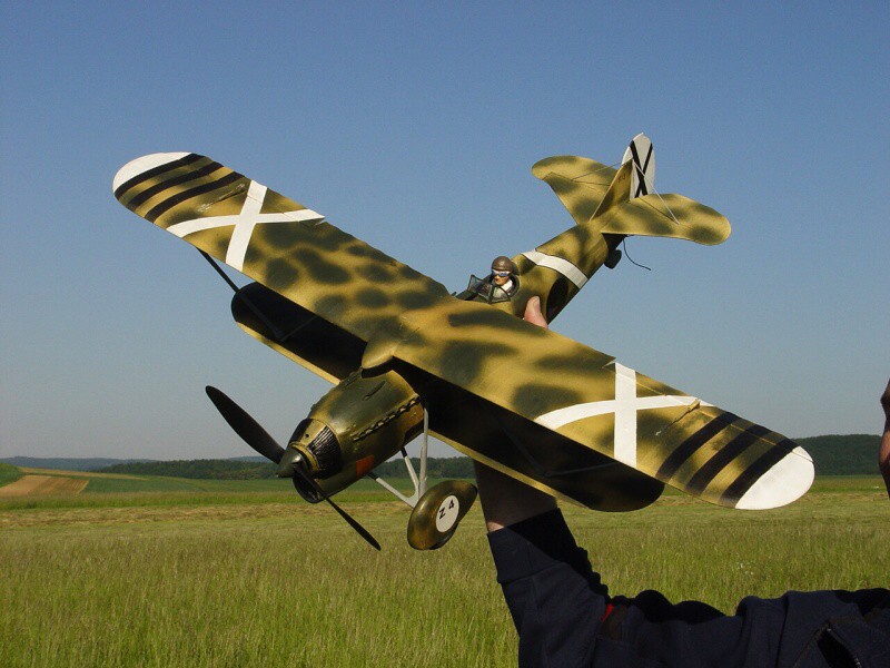Fiat CR.32 (stavba: Petr Mikulášek, foto: Felda)